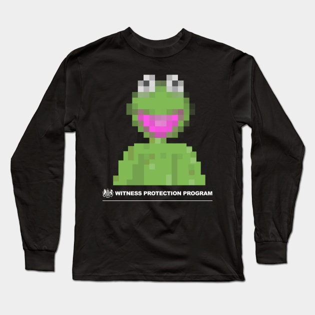 Kermit Witness Protection Program Long Sleeve T-Shirt by NerdShizzle